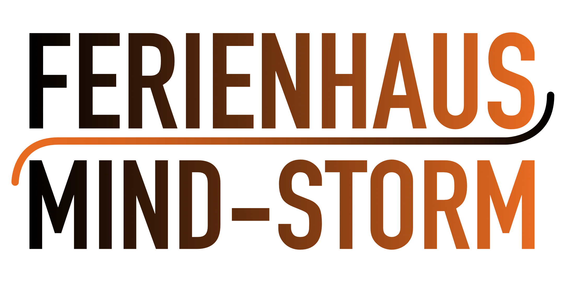 Ferienhaus MIND-STORM LOGO Farbverlauf